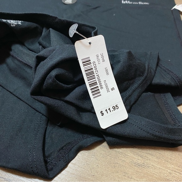 La Vie En Rose Ladies Panties Black High Waist Size SMALL 2 Pairs - Picture 3 of 4